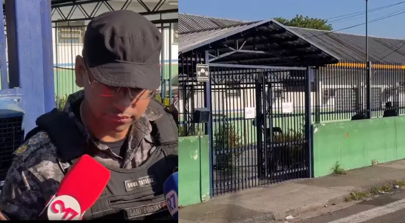 Urgente: bombas são jogadas dentro de escola no bairro São José, em Manaus