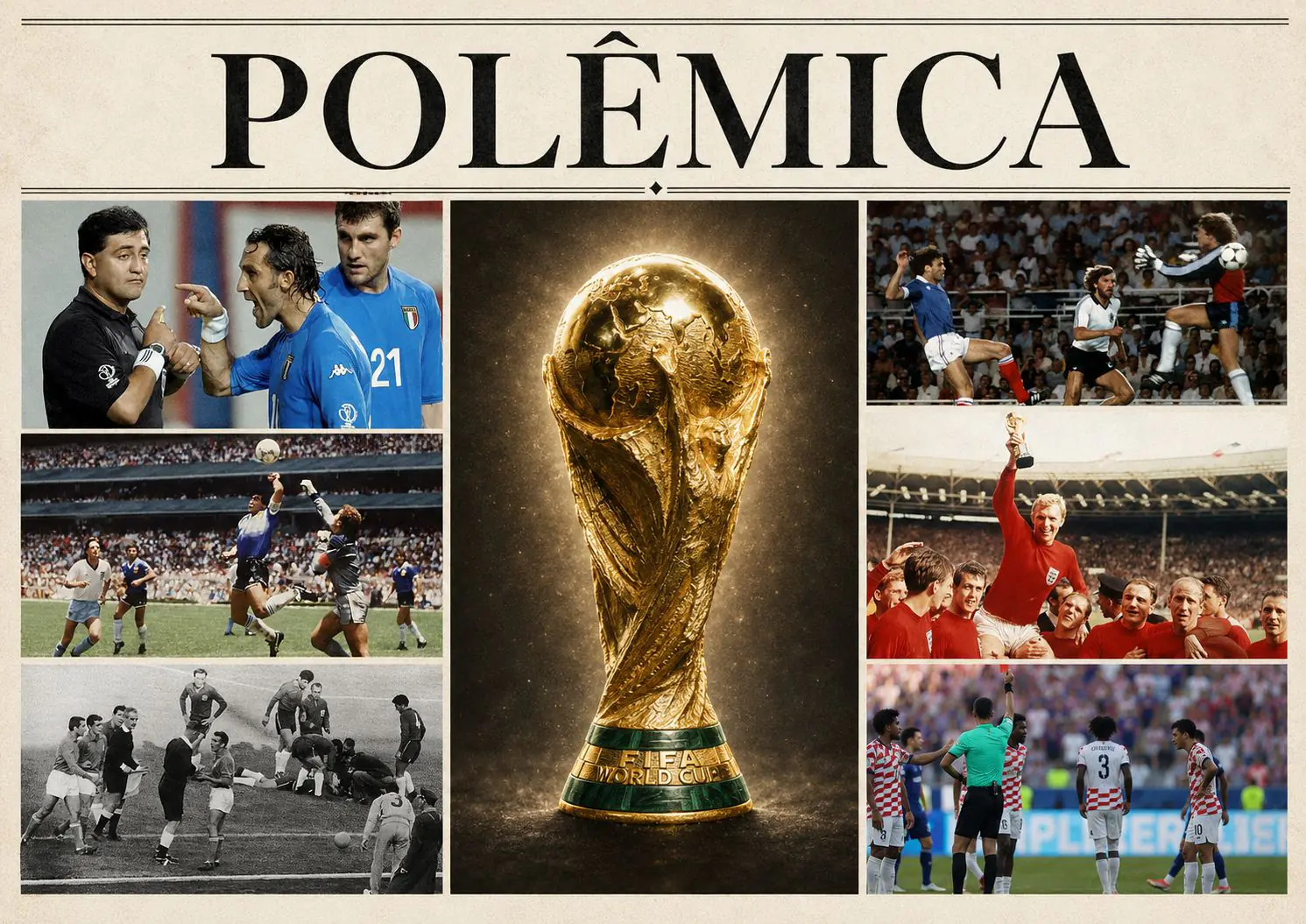 A Copa do Mundo é manipulada? relembre casos polêmicos ao longo da história do maior torneio de futebol do mundo