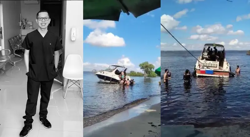 Veja os últimos momentos de Ruan vivo antes de morrer afogado na praia da Lua; vídeo