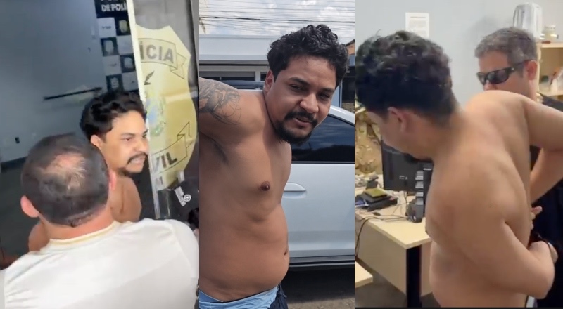 Sujeito perigoso : a caminho de delegacia agiota mordeu policial e ameaçou m4tar delegado, veja vídeo