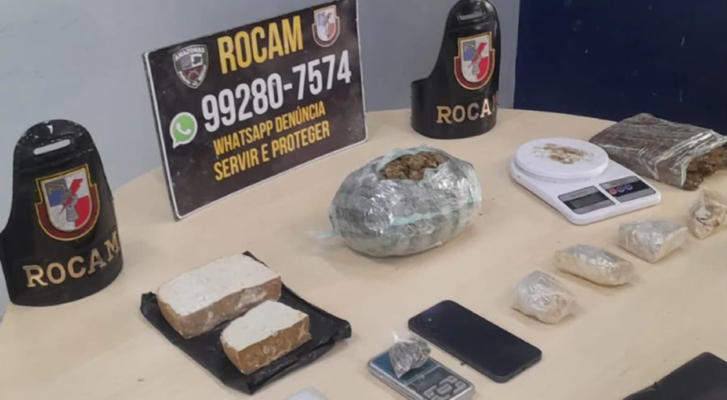 Pernas pra que te quero: traficantes fogem ao ver viatura da ROCAM e deixam dr0gas para trás no Nova Esperança