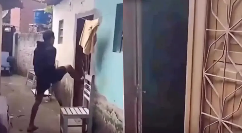Filho se revolta ao ver pai desempregado tendo caso com a vizinha: “minha mãe te sustenta e tu ainda trai ela! Vira homem!”; vídeo