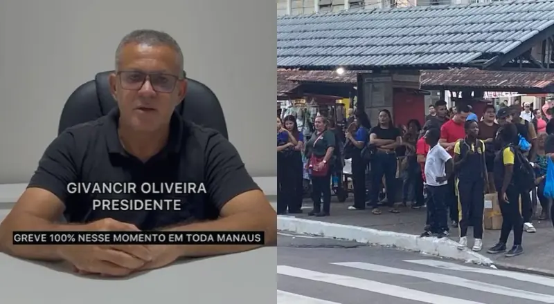 Greve geral: Sindicato dos Rodoviários anuncia paralisação no transporte coletivo em Manaus