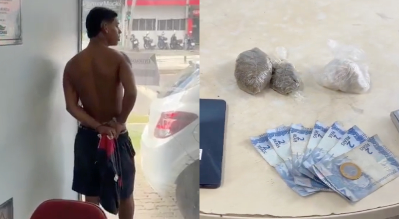 Jovem de 19 anos é preso com drogas durante patrulhamento na zona Leste de Manaus