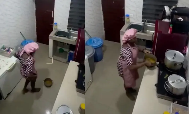 ‘Tempero de mulher’: patroa instala câmera na cozinha e flagra empregada fazendo “simpatia” para roubar o marido dela; vídeo