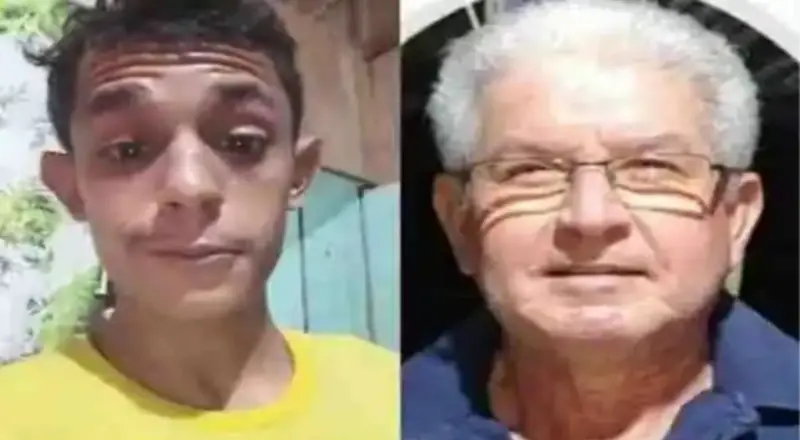 Imagens fortes: Jovem é preso após idoso ser encontrado esquartejado dentro de poço