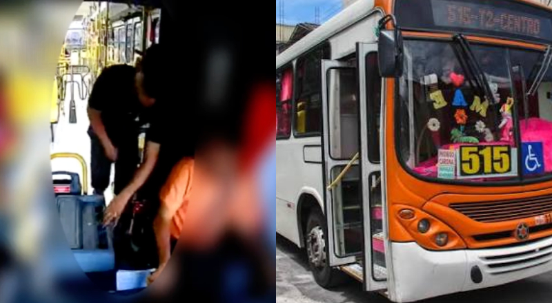 Entrou como passageiro, sacou arm4 e ass4ltou: polícia divulga imagem de suspeito de roub4r ônibus da linha 515; veja vídeo