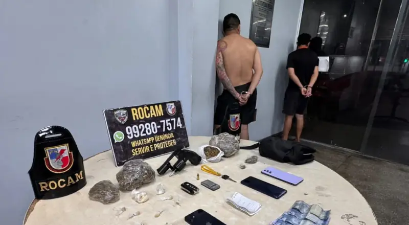 Polícia Militar prende dois homens e uma mulher após roubarem empresa na Zona Leste