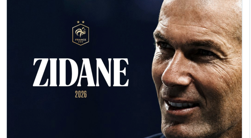 Oficial: Zidane é anunciado como novo técnico da seleção da França