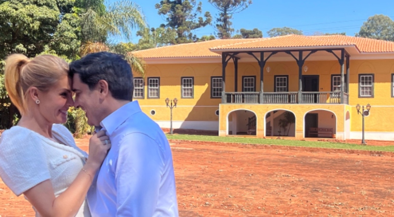 Ana Hickmann e Edu Guedes restauram fazenda de 150 anos que será cenário do casamento