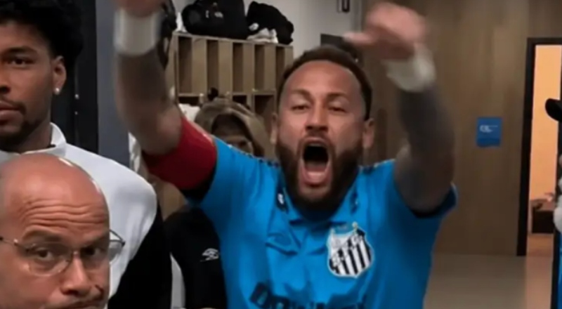 Polêmica: Neymar se envolve em discussão com dirigentes do Remo após classificação do Santos no Mangueirão; veja vídeo
