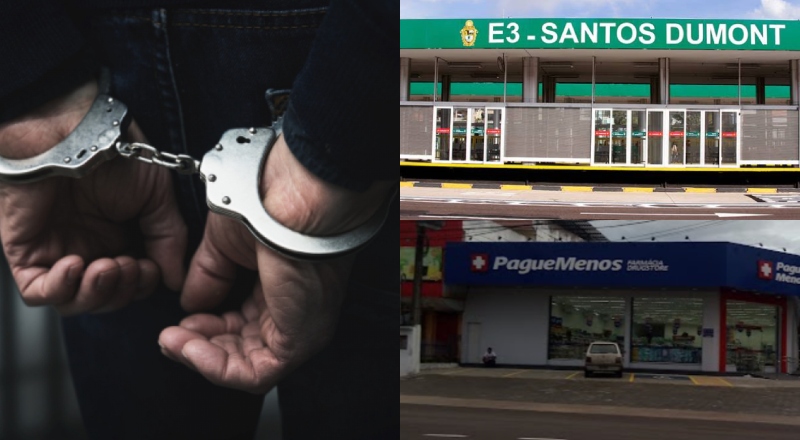 Homem armado com faca faz funcionário de drogaria refém durante assalto em Manaus