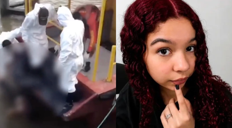 Bombeiros localizam jovem que era procurada após desaparecer em banho de rio; veja vídeo