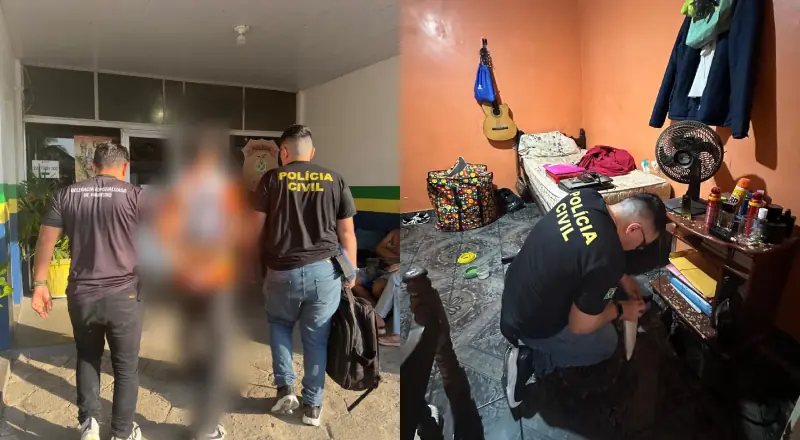 A rota foi direto pra cadeia! ‘Jacks’ tentam se esconder, mas são algemados e levados até a delegacia pela polícia no AM
