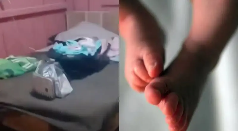 Bebê de 5 meses é abandonada morrendo de fome em quarto de hotel enquanto mãe curtia com novinhos