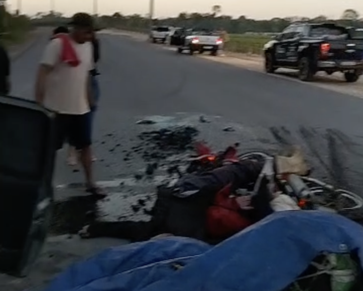 Grave acidente deixa motociclista morto na AM-010; imagens fortíssimas