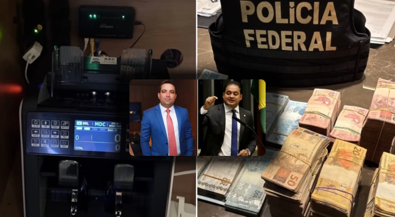 Fraude bilionária no INSS: PF apreende máquina de contar cédulas e mira rede de lavagem envolvendo advogado e familiares de senador