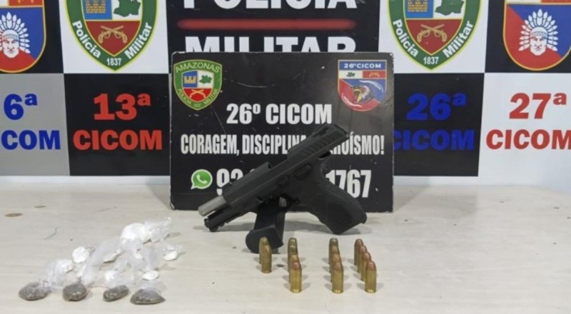 ‘Bola murcha’: durante torneio de futebol na Zona Norte , homem é preso com arma e drogas
