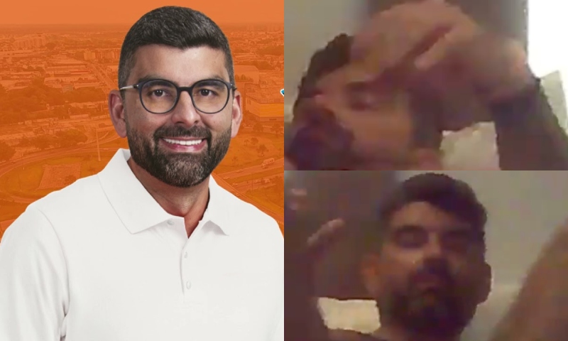 Vaza vídeo de candidato ao Governo do Pará com suposta amante enquanto falava com a esposa ao telefone; veja