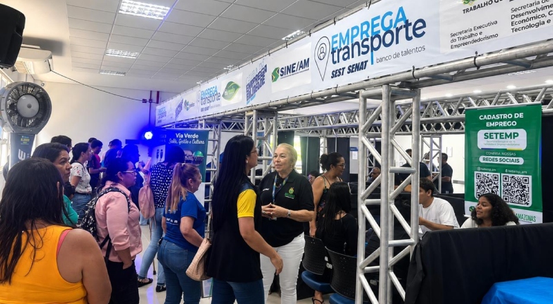 Mais de 730 vagas de emprego estarão disponíveis em feira gratuita em Manaus