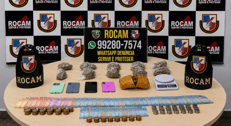 Mulher de 26 anos é presa com drogas no Beco Raquel, no bairro Petrópolis