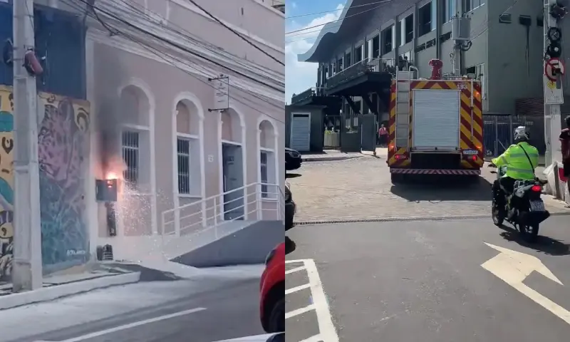 Princípios de incêndio no Mirante Lúcia Almeida e no prédio da ManausCult causam pânico no Centro de Manauss
