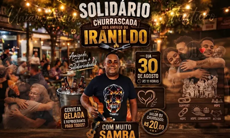 Amigos se unem em corrente de solidariedade para ajudar o músico Iranildo Lima