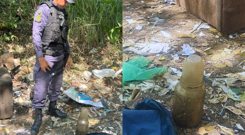 Achado misterioso em terreno baldio mobiliza polícia e perícia no bairro Aleixo; veja vídeo