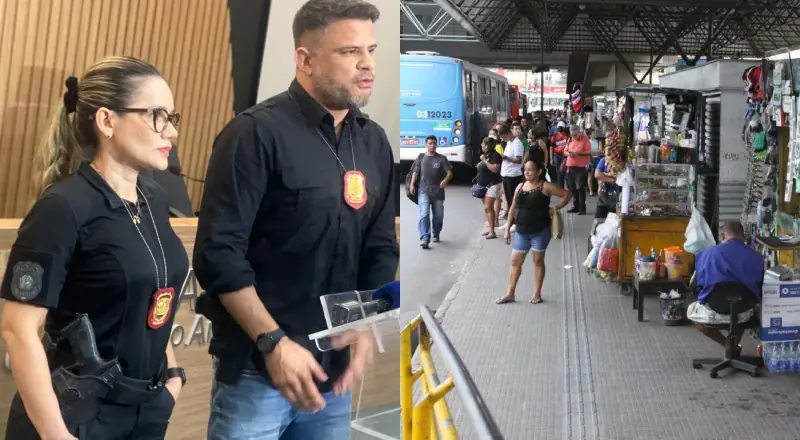 ‘A casa caiu’: Polícia prende grupo criminoso que furtava celulares em terminais de ônibus de Manaus e fazia “limpa” em contas bancárias das vítimas