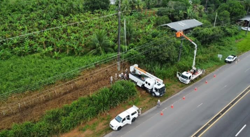 Manaus terá desligamento programado de energia em cinco bairros e na zona rural nesta segunda-feira (10), veja os locais