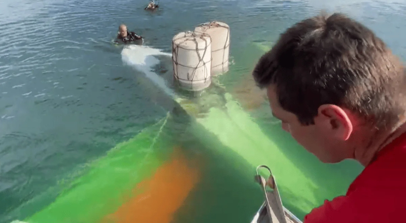 Aeronave submersa a 30 metros é removida após queda em Caldas Novas, veja vídeo