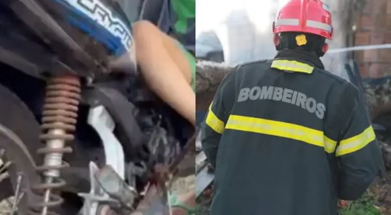 Criança de 4 anos tem pé perfurado por pedal de moto e é socorrida no interior do Amazonas