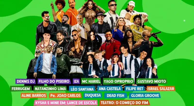 Ferrugem, Ana Castela , Gloria Groove e Natanzinho Lima estão confirmados no ‘Sou Manaus 2026’; veja atrações