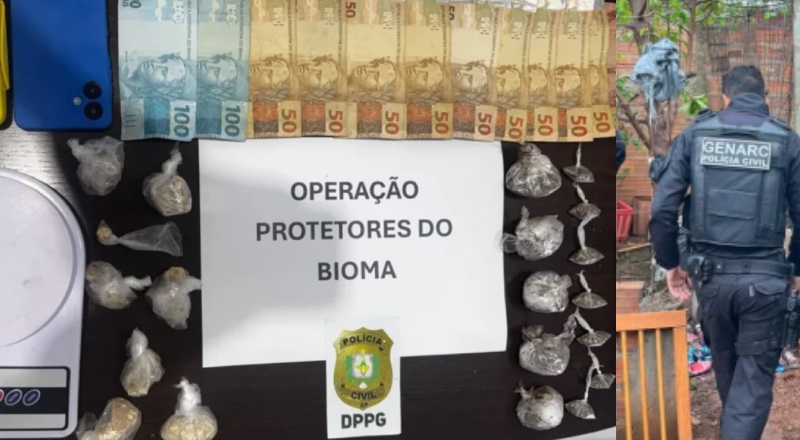 Operação acaba em flagrante: polícia fareja e desenterra quilos de dr0gas escondidos por mulher no quintal