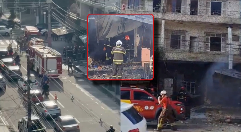Explosão em restaurante deixa pelo menos 20 feridos, mobiliza equipe de resgate e assusta moradores; veja vídeo
