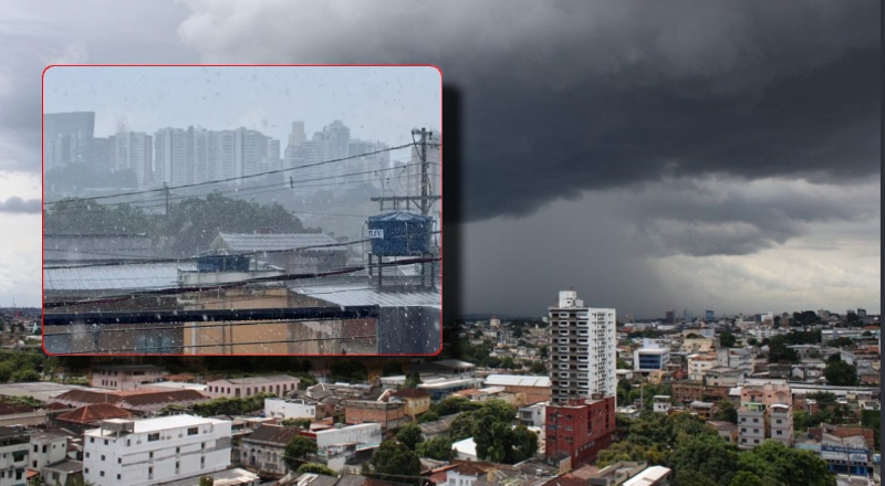 Céu desaba sobre Manaus, refresca a cidade e dá alívio histórico após dias de puro forno
