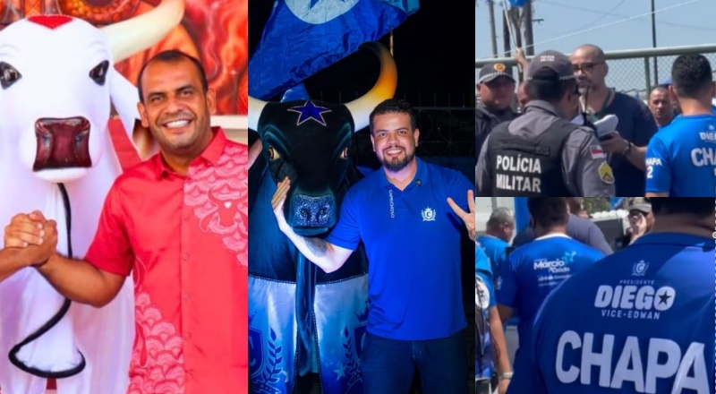 Caprichoso e Garantido elegem novos presidentes e a disputa azul além de apertada tem confusão nos bastidores; veja vídeo