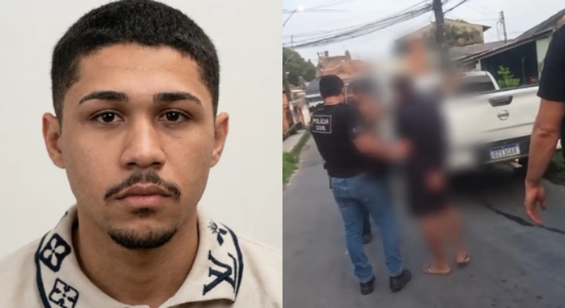 Jovem de 18 anos é preso suspeito de esp4ncar homem e jogar vítima em bueiro no Jorge Teixeira; veja vídeo