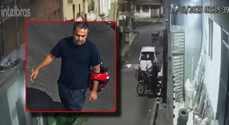 Madrugada de cr1me no Mauazinho! Homem surge do nada e rouba moto em segundos; veja vídeo