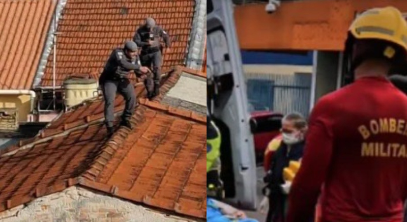 Cr1me ou acidente bizarro? Homem é econtrado sangrando no telhado de casa na Praça 14 com os olhos feridos
