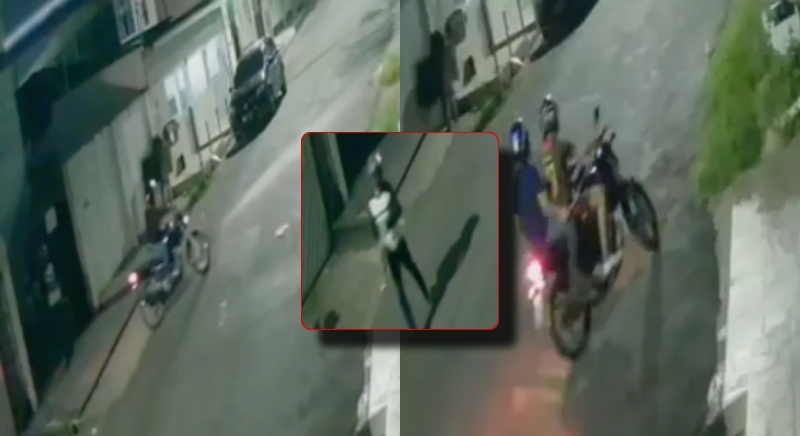 Dupla ronda rua de madrugada e volta horas depois para furtar moto no Cidade de Deus; veja vídeo