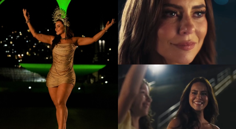 Em meio a lágrimas de felicidade, Paolla Oliveira anuncia que está de volta ao Carnaval e assume posto de rainha de bateria novamente; veja vídeo