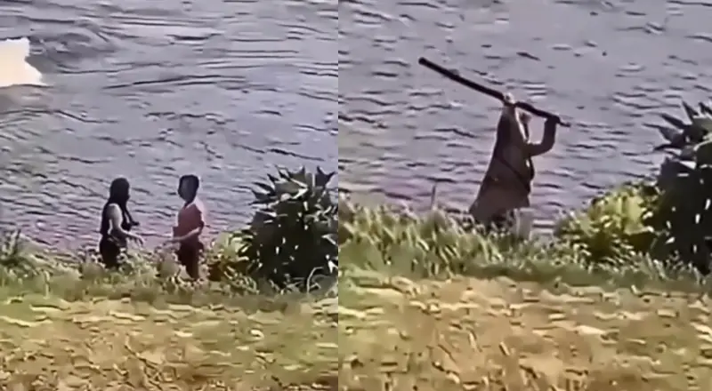 Mulher usa pedaço de pau contra marido valentão em São Grabriel da Cachoeira