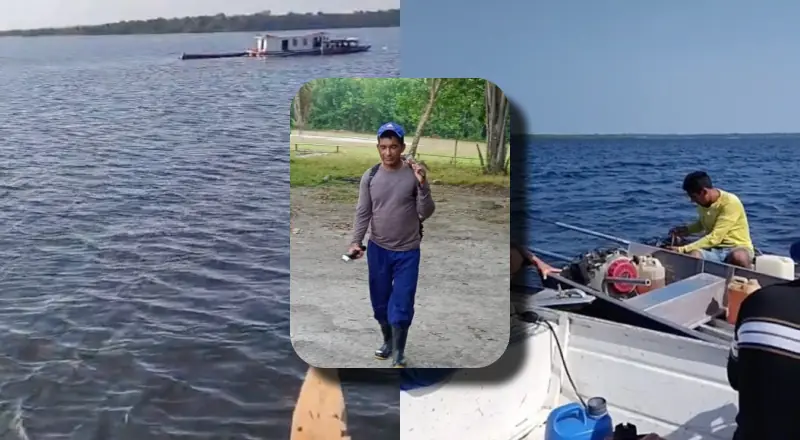 Indígena desaparece após colisão entre lancha e rabeta no Rio Canumã, em Borba