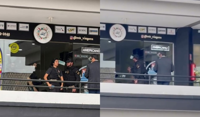 Operação da Polícia Federal movimenta centro comercial no Vieiralves e no bairro Betânia; veja vídeo
