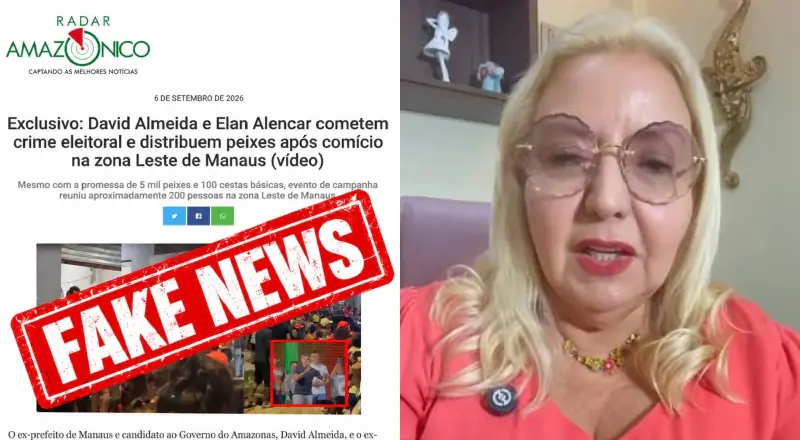 Fake News: Portal Radar Amazônico é denunciado ao MPE por produzir conteúdo com IA para atingir candidatos