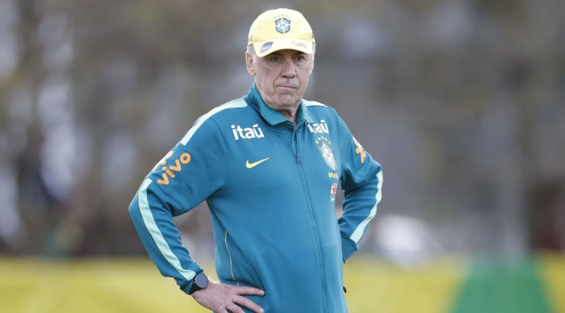 Ancelotti confirma Brasil com dois estreantes para enfrentar a Austrália