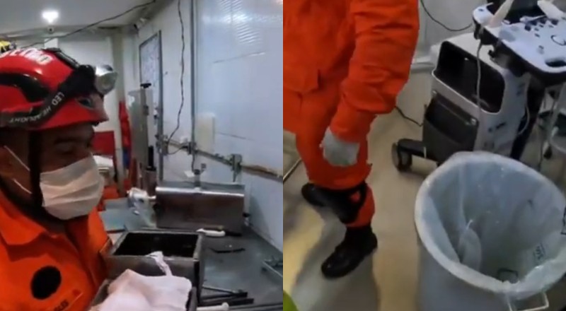 Terror no açougue: trabalhador perde dedo em máquina de amaciar carne, em Manaus; veja vídeo